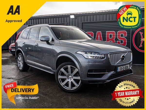 Volvo XC90 SUV, Petrol Plug-in Hybrid, 2017, Grey