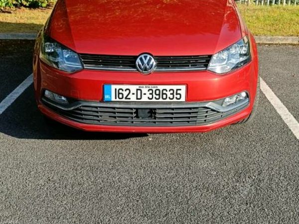 Volkswagen Polo Hatchback, Petrol, 2016, Red