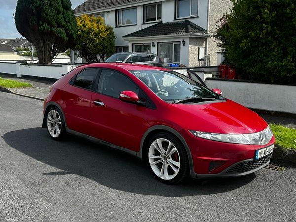 Honda Civic Hatchback, Diesel, 2008, Red