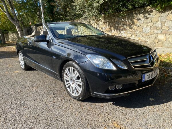 Mercedes-Benz E-Class Convertible, Diesel, 2010, Black