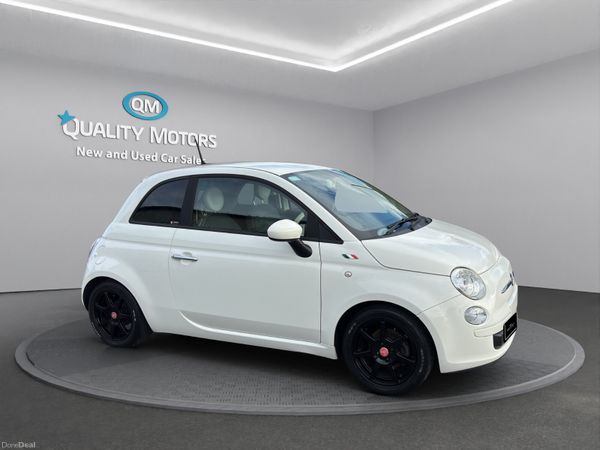 Fiat 500 Hatchback, Petrol, 2016, White