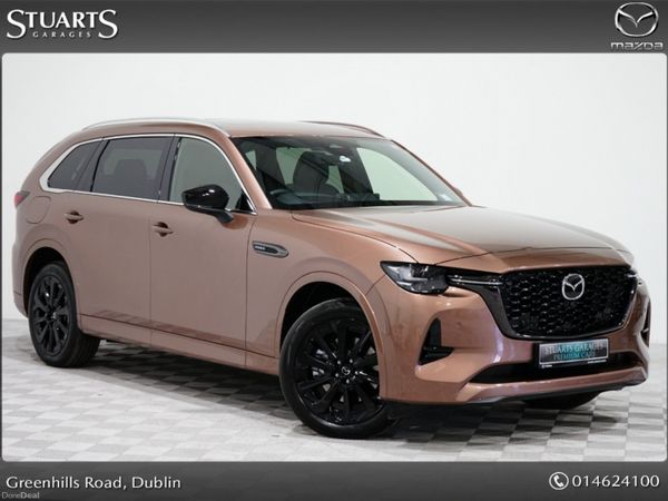 Mazda CX-80 SUV, Petrol Plug-in Hybrid, 2026, Orange