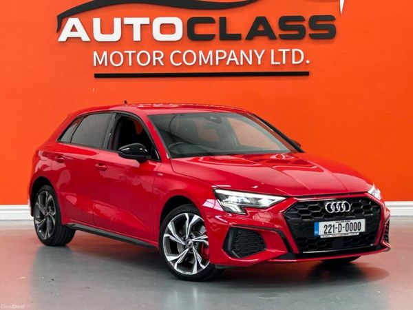 Audi A3 Hatchback, Petrol Plug-in Hybrid, 2022, Red