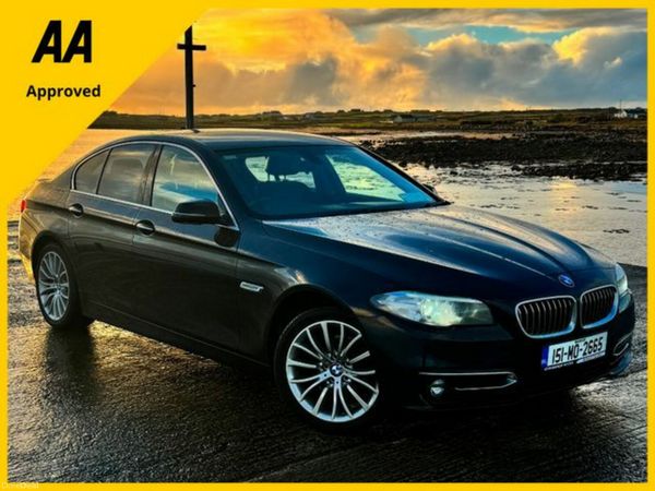 BMW 5-Series Saloon, Diesel, 2015, Black