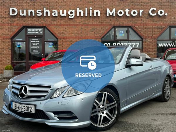 Mercedes-Benz E-Class Convertible, Diesel, 2013, Silver
