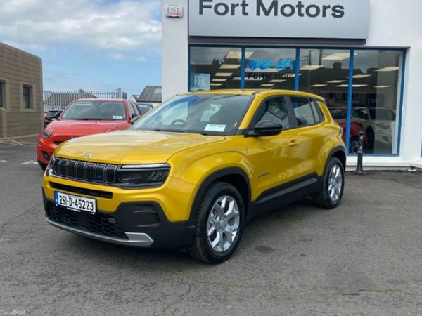 Jeep Avenger SUV, Electric, 2025, Yellow