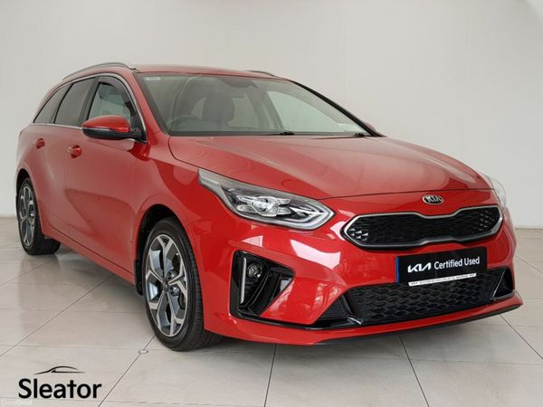 Kia Ceed Estate, Petrol Plug-in Hybrid, 2021, Red