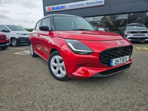 Suzuki Swift Hatchback, Petrol Hybrid, 2025, Red