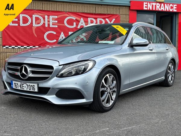 Mercedes-Benz C-Class Estate, Petrol Plug-in Hybrid, 2016, Silver