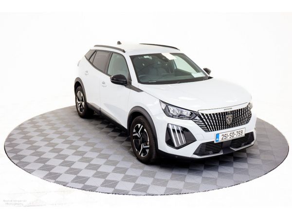 Peugeot 2008 SUV, Petrol Hybrid, 2025, White