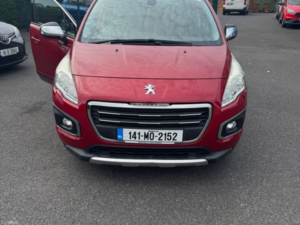 Peugeot 3008 SUV, Diesel, 2014, Red
