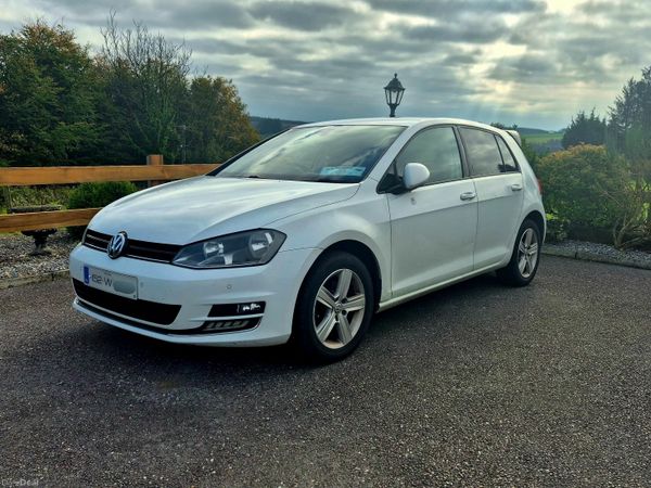 Volkswagen Golf Hatchback, Diesel, 2015, White