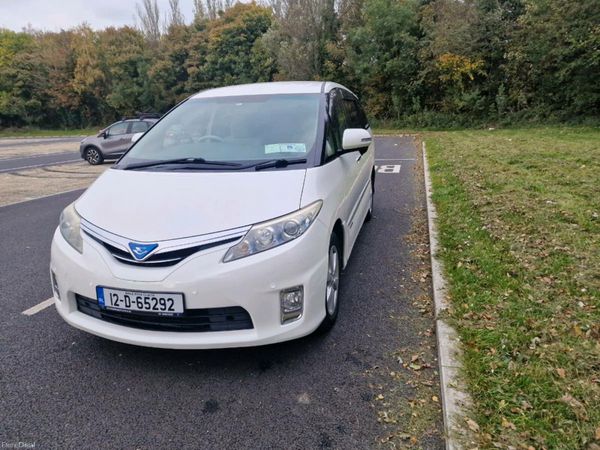 Toyota Estima MPV, Petrol Hybrid, 2012, White