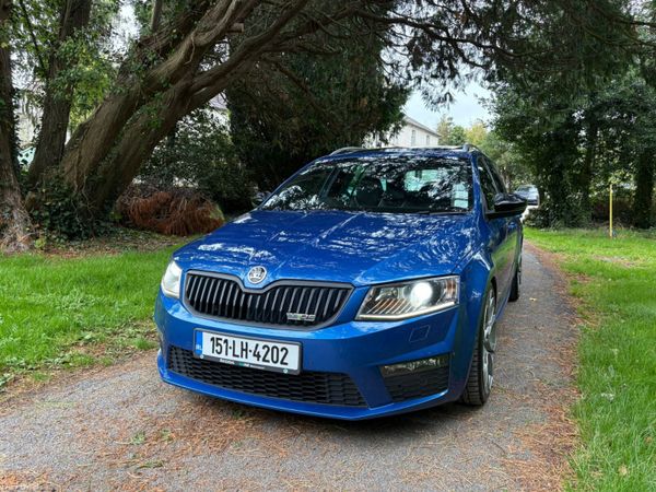 Skoda Octavia Estate, Petrol, 2015, Blue