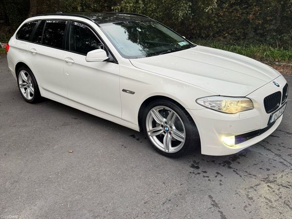 BMW 5-Series Estate, Diesel, 2012, White