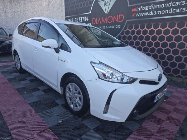 Toyota Prius MPV, Petrol Hybrid, 2018, White