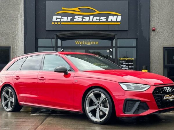 Audi A4 Estate, Diesel Hybrid, 2021, Red