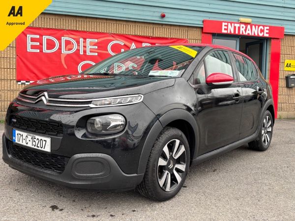 Citroen C3 Hatchback, Petrol, 2017, Black