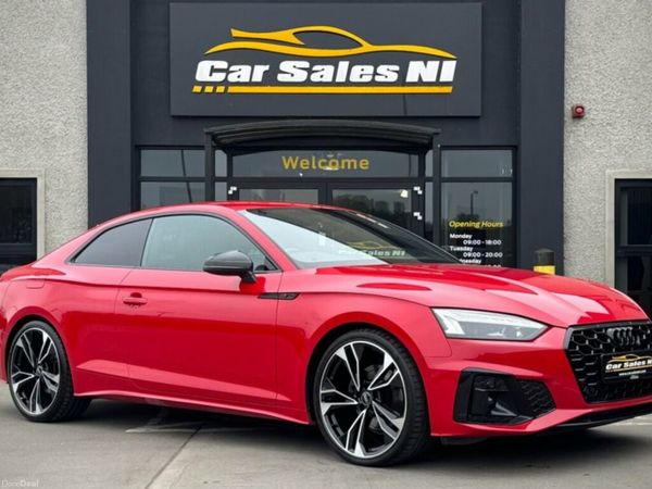 Audi A5 Coupe, Petrol Hybrid, 2023, Red
