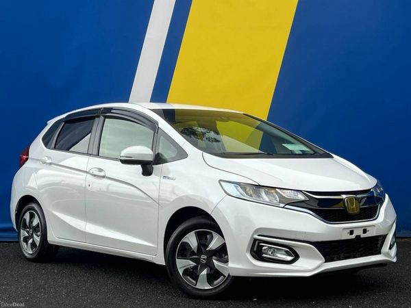 Honda Fit Hatchback, Petrol Hybrid, 2018, White