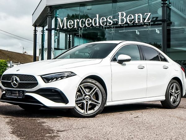 Mercedes-Benz A-Class Saloon, Petrol Plug-in Hybrid, 2024, White
