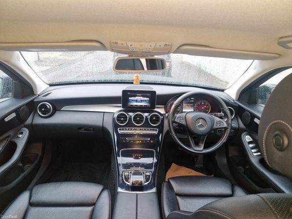 Mercedes-Benz C-Class Saloon, Diesel Hybrid, 2017, Black