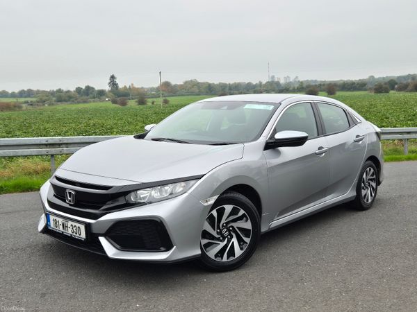 Honda Civic Hatchback, Petrol, 2018, Grey