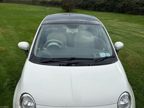 Fiat 500 Hatchback, Petrol, 2015, White