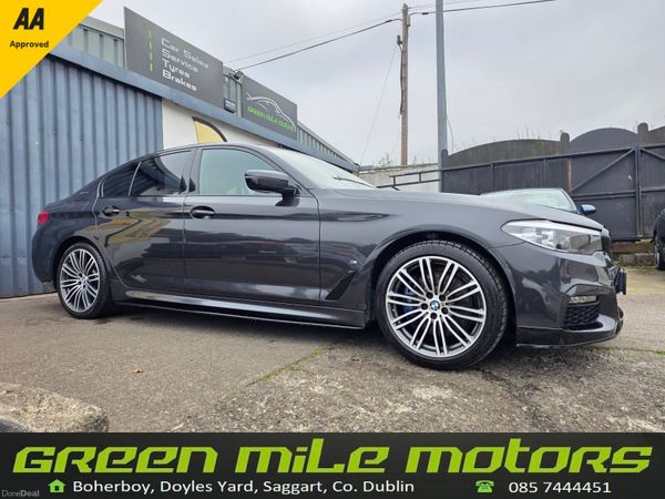 BMW 5-Series Saloon, Petrol Plug-in Hybrid, 2018, Grey
