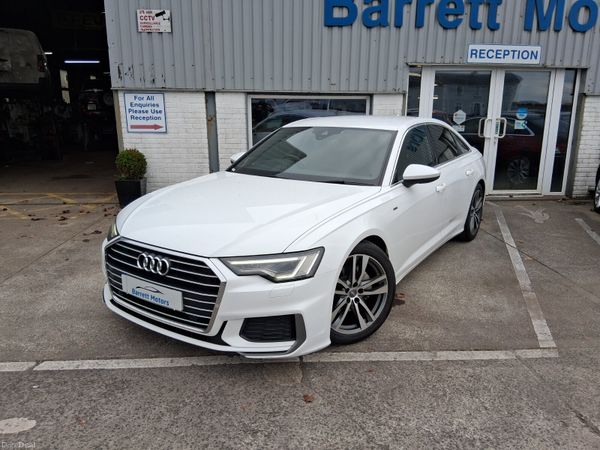 Audi A6 Saloon, Diesel Hybrid, 2019, White