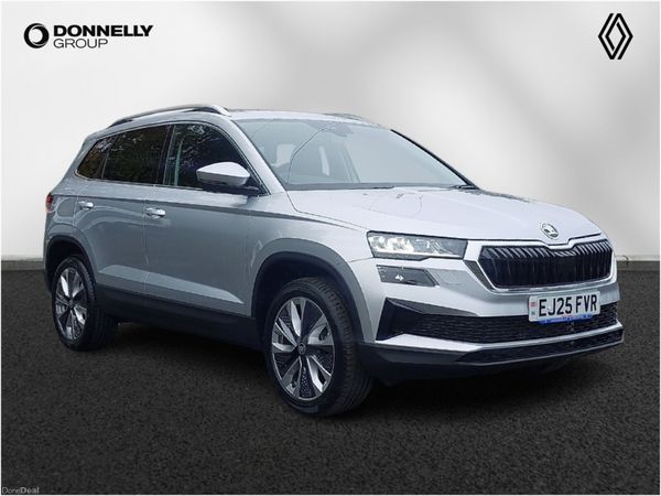 Skoda Karoq Estate, Petrol, 2025, Silver