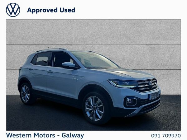 Volkswagen T-Cross Estate, Petrol, 2023, White