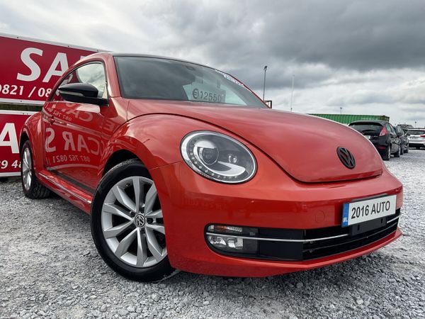 Volkswagen Beetle Hatchback, Petrol, 2016, Orange