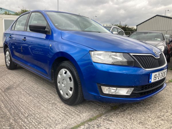 Skoda Rapid Saloon, Petrol, 2015, Blue