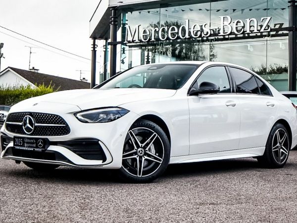 Mercedes-Benz C-Class Saloon, Petrol Plug-in Hybrid, 2025, White