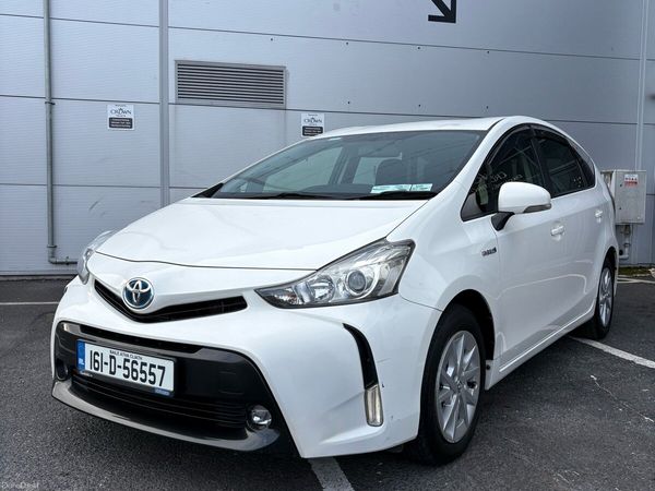 Toyota Prius MPV, Petrol Hybrid, 2016, White