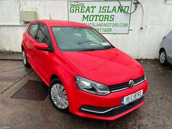Volkswagen Polo Hatchback, Petrol, 2015, Red