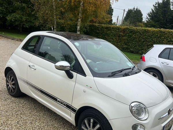 Fiat 500 Hatchback, Petrol, 2010, White