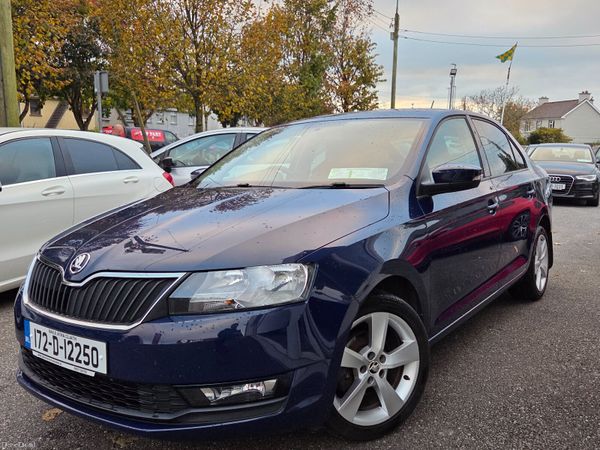 Skoda Rapid Hatchback, Petrol, 2017, Blue