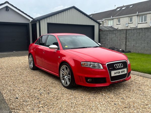 Audi RS4 Saloon, Petrol, 2006, Red