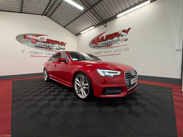 Audi A4 Saloon, Diesel, 2017, Red