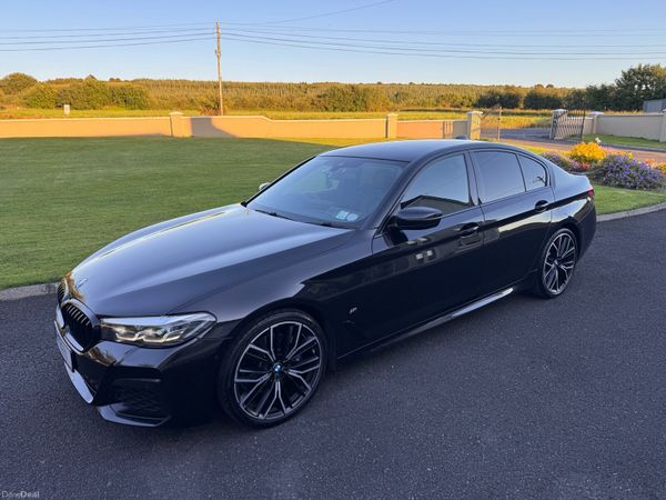 BMW 5-Series Saloon, Diesel, 2021, Black