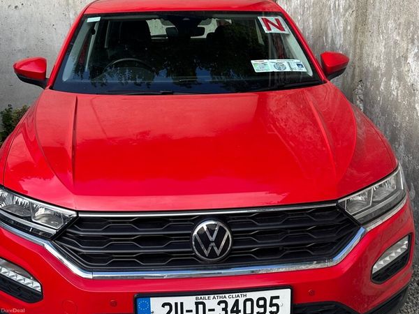 Volkswagen T-Roc SUV, Petrol, 2021, Red