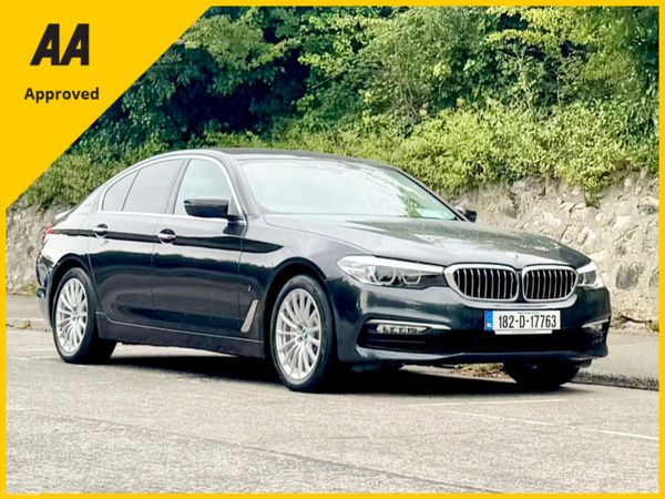 BMW 5-Series Saloon, Petrol Plug-in Hybrid, 2018, Grey