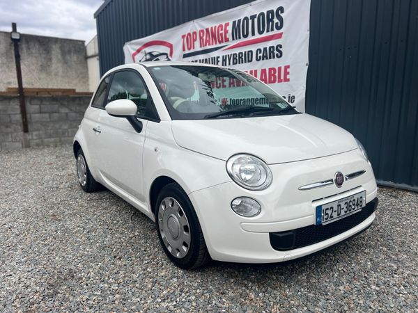 Fiat 500 Hatchback, Petrol, 2015, White