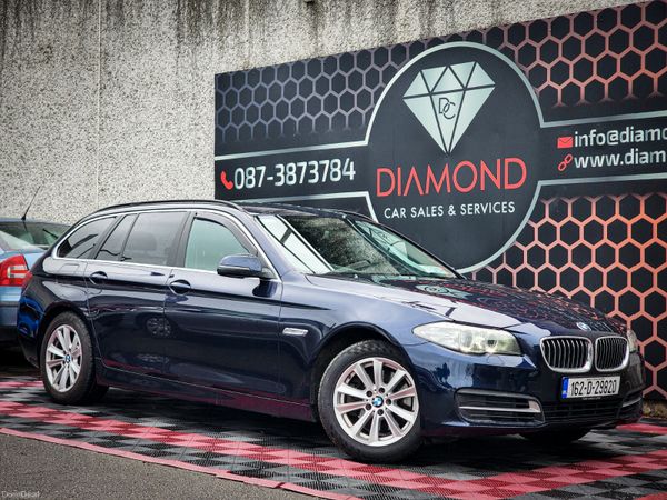 BMW 5-Series Estate, Diesel, 2016, Blue