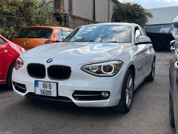 BMW 1-Series Hatchback, Petrol, 2015, White