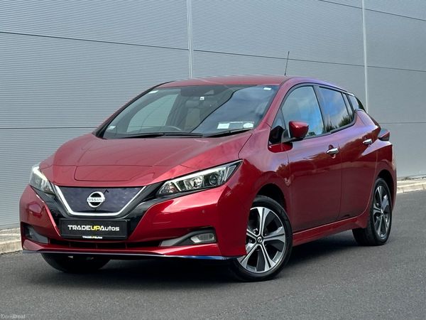 Nissan Leaf Hatchback, Electric, 2021, Red