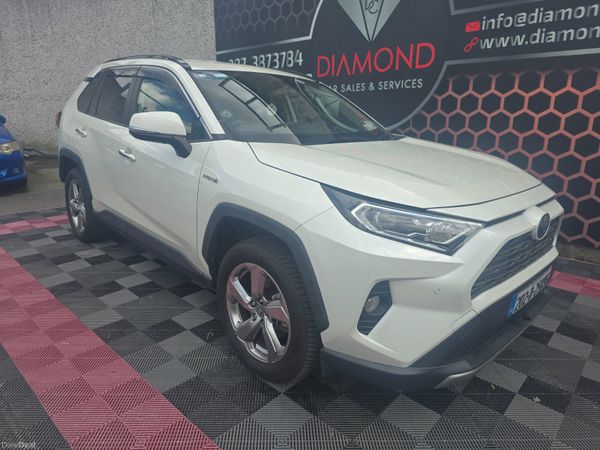 Toyota RAV4 SUV, Petrol Hybrid, 2020, White