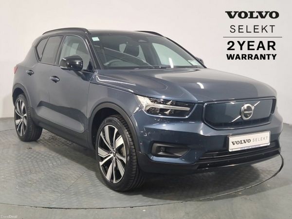 Volvo XC40 Estate, Electric, 2022, Blue